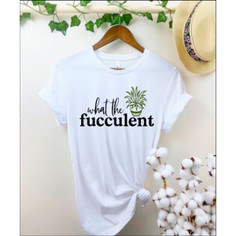 'What the Fucculent' WTF Succulent Plant T-Shirt product
